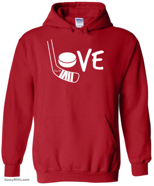 I love hockey clearance hoodie