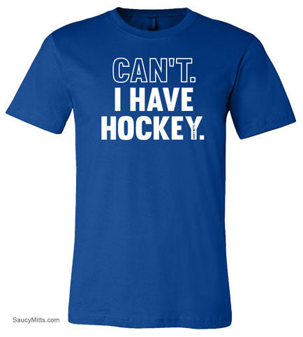 Funny Hockey Shirt - Puck Me Red T-shirt