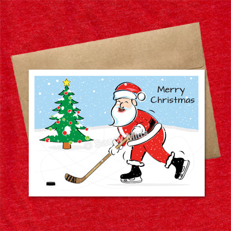St.Louis Blues NHL Hockey Ho Ho Ho Santa Claus Merry Christmas