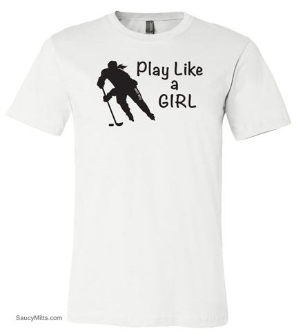 Play like a hot sale girl t shirt