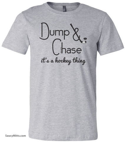 Dump and Chase Youth Hockey Shirt